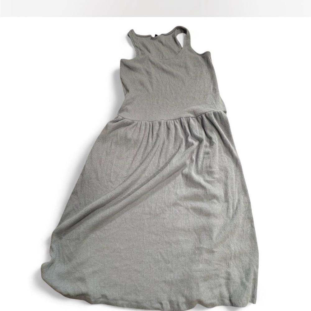 Universal Thread Ribbed Knit Top in Gray